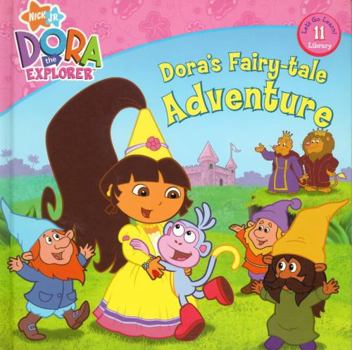 Hardcover Dora's Fairy-Tale Adventure Book