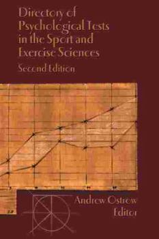 Hardcover Directory of Psychological Tests in the Sport and Exercise Sciences Book