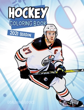 Paperback Hockey coloring book: NHL coloring book with all the teams and the greatest players Book