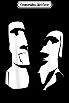 Composition Notebook: Easter Island Tostadora Easter Island Moai  Journal/Notebook Blank Lined Ruled 6x9 100 Pages