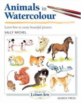 Paperback Animals in Watercolour Book