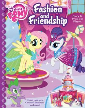 Paperback Fashion and Friendship Story and Press-Out Playset Book
