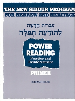 Paperback The New Siddur Program: Power Reading Book