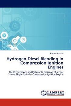 Paperback Hydrogen-Diesel Blending in Compression Ignition Engines Book