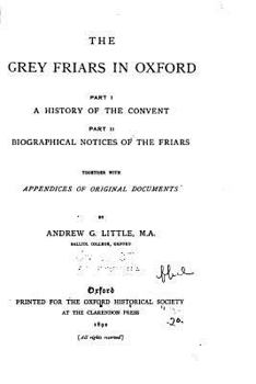 Paperback Grey Friars in Oxford Book