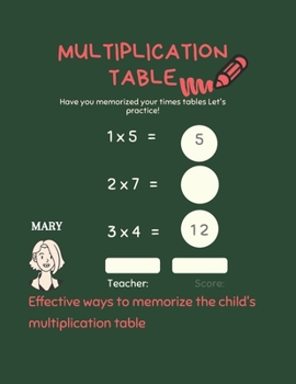 Paperback Multiplication Table 2020: Multiplication Table for Kids 2020 > The simplest and most beautiful methods for teaching your child > Your child mast Book