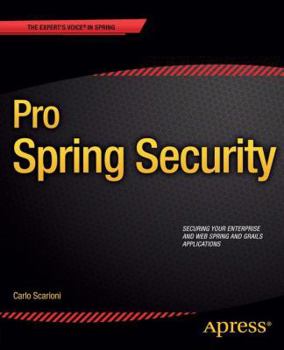 Paperback Pro Spring Security Book