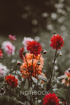 Notebook: Vintage Flowers Wide Ruled Journal | School Lined Notebook | 1 Subcject Notebook | 6x9 inches, 100 pages