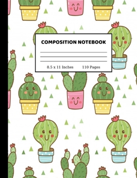 Composition Notebook: Pretty Wide Ruled Paper Notebook Journal | Wide Blank Lined Workbook for Teens Kids Students Girls for Home School College for Writing Notes | 8.5 x 11, 110 pages