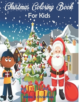 Paperback Christmas Coloring Book for Kids Book