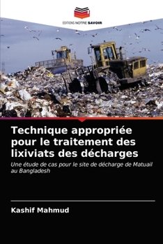 Paperback Technique appropriée pour le traitement des lixiviats des décharges [French] Book