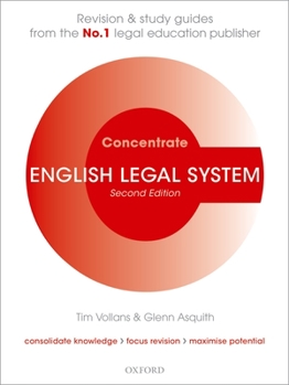 Paperback English Legal System Concentrate Book