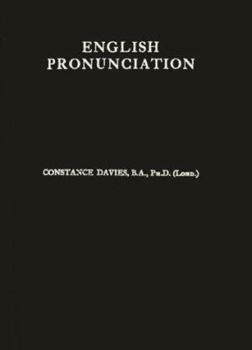 Hardcover English Pronunciation from the Fifteenth to the Eighteenth Century: A Handbook to the Study of Historical Grammar Book