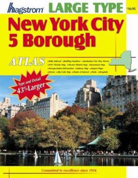 Paperback New York City 5 Borough Atlas- Book