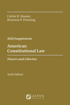 Paperback American Constitutional Law: Powers and Liberties, 2022 Case Supplement Book