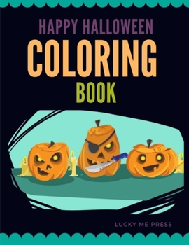 Paperback Happy Halloween Coloring Book