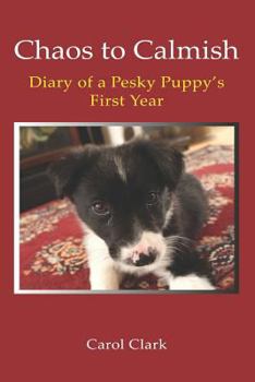 Paperback Chaos to Calmish: Diary of a Pesky Puppy's first year Book