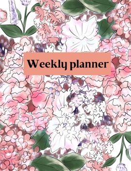 Paperback Weekly planner: Weekly Organizer Book for Activities, Daily planner, 8.5x11 size Book