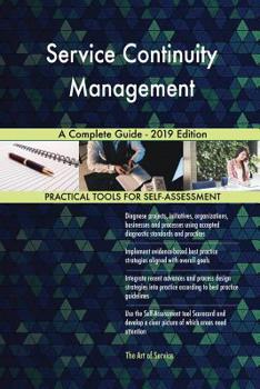 Paperback Service Continuity Management A Complete Guide - 2019 Edition Book
