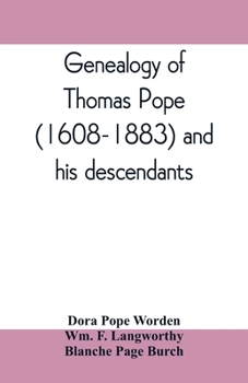 Paperback Genealogy of Thomas Pope (1608-1883) and his descendants Book