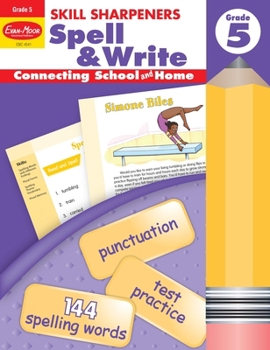 Paperback Skill Sharpeners: Spell & Write, Grade 5 Workbook Book
