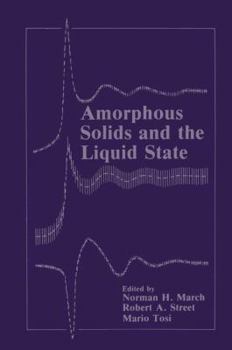 Paperback Amorphous Solids and the Liquid State Book