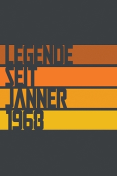 Legende seit Jänner 1968: ein Geschenk für legendäre Menschen,120-zeiliges Notizbuchjournal (15x23cm), German Edition.