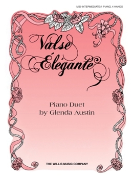 Paperback Valse Elegante: 1 Piano, 4 Hands/Mid-Intermediate Level Nfmc 2024-2028 Selection Book