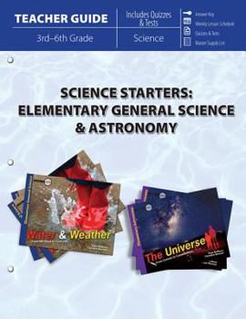Paperback Science Starters: Elementary General Science & Astronomy (Teacher Guide) Book