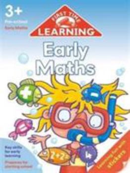Paperback First Time Learning 3+ Early Maths Book