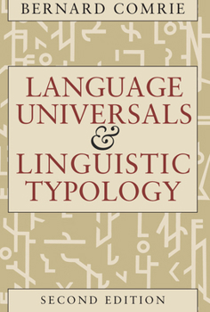 Paperback Language Universals and Linguistic Typology: Syntax and Morphology Book