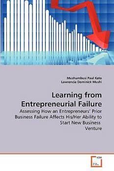 Paperback Learning from Entrepreneurial Failure Book