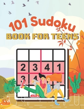 Paperback 101 Sudoku Book for teens: A Book Type Of Kids Awesome Brain Games Gift From Mom Book