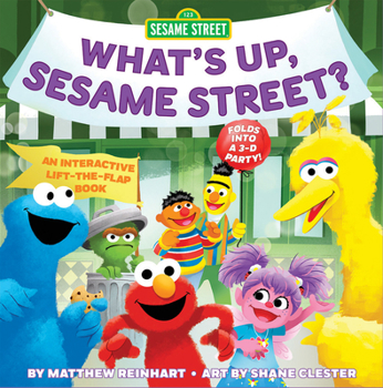 Board book What's Up, Sesame Street? (a Pop Magic Book): Folds Into a 3-D Party! Book