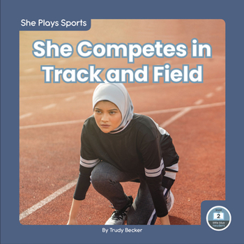 Paperback She Competes in Track and Field Book