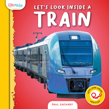 Hardcover Let's Look Inside a Train Book
