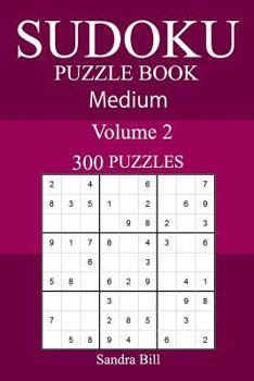Paperback 300 Medium Sudoku Puzzle Book