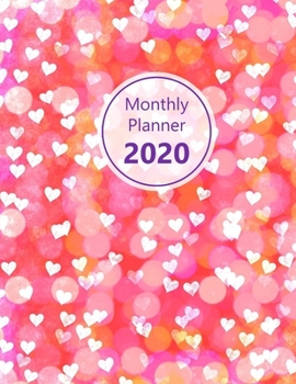 Paperback Monthly planner 2020: Large. Month on 2 pages. Incl. 2020 Calendar, Important dates section and Notes pages. 8.5" x 11.0" (Letter size). (Wh Book