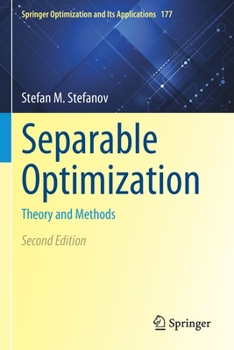 Paperback Separable Optimization: Theory and Methods Book