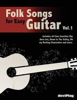 Paperback Folk Songs for Easy Guitar. Vol 1. Book