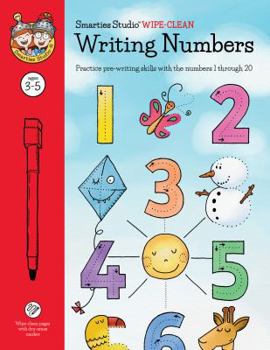 Staple Bound Wipe-Clean Book of Writing Numbers Book