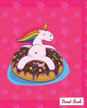 Paperback Donut-Book: unicorn on donut cover Book