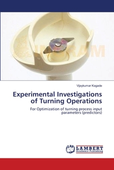 Paperback Experimental Investigations of Turning Operations Book