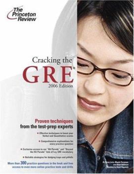 Paperback Cracking the GRE, 2006 (Graduate Test Prep) Book