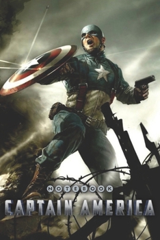 Paperback Captain America Notebook: Notebook, Organize Notes, Ideas, Follow Up, Project Management, 6 x 9 (15.24 x 22.86 cm) - 110 Pages - Durable Soft Co Book