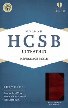 Imitation Leather Ultrathin Reference Bible-HCSB Book
