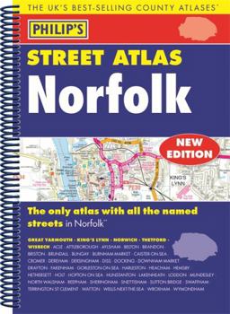 Paperback Philip's Street Atlas Norfolk Book