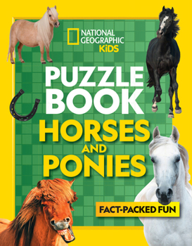 Paperback Puzzle Book - Horses & Ponies Book