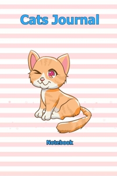 Cats Journal: Notebook 6 x 9 inch With 120 Lined pages