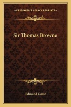 Paperback Sir Thomas Browne Book